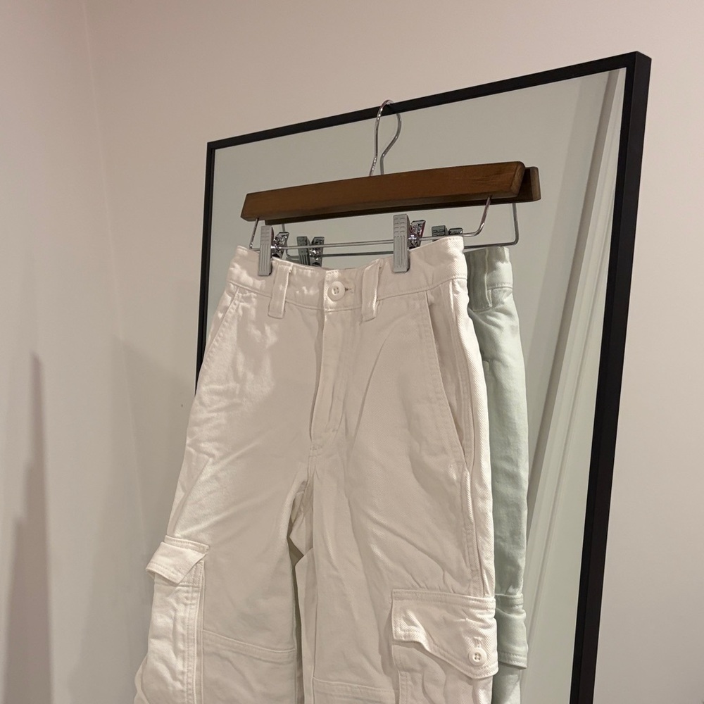 TNA White Wide Leg Pants